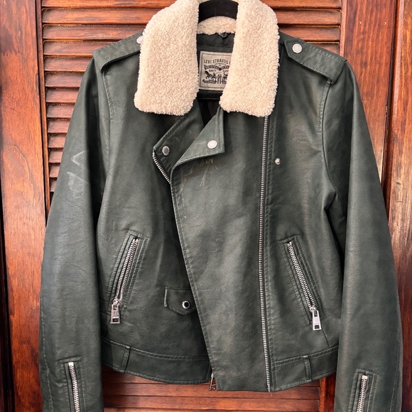 Levi Strauss Faux Leather Jacket - Picture 1 of 9